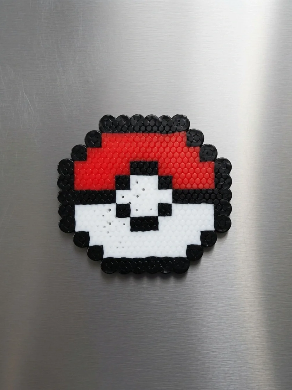 Pokemon Red Black White Pixel Pokeball Magnet
